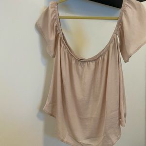 Off the shoulder blouse